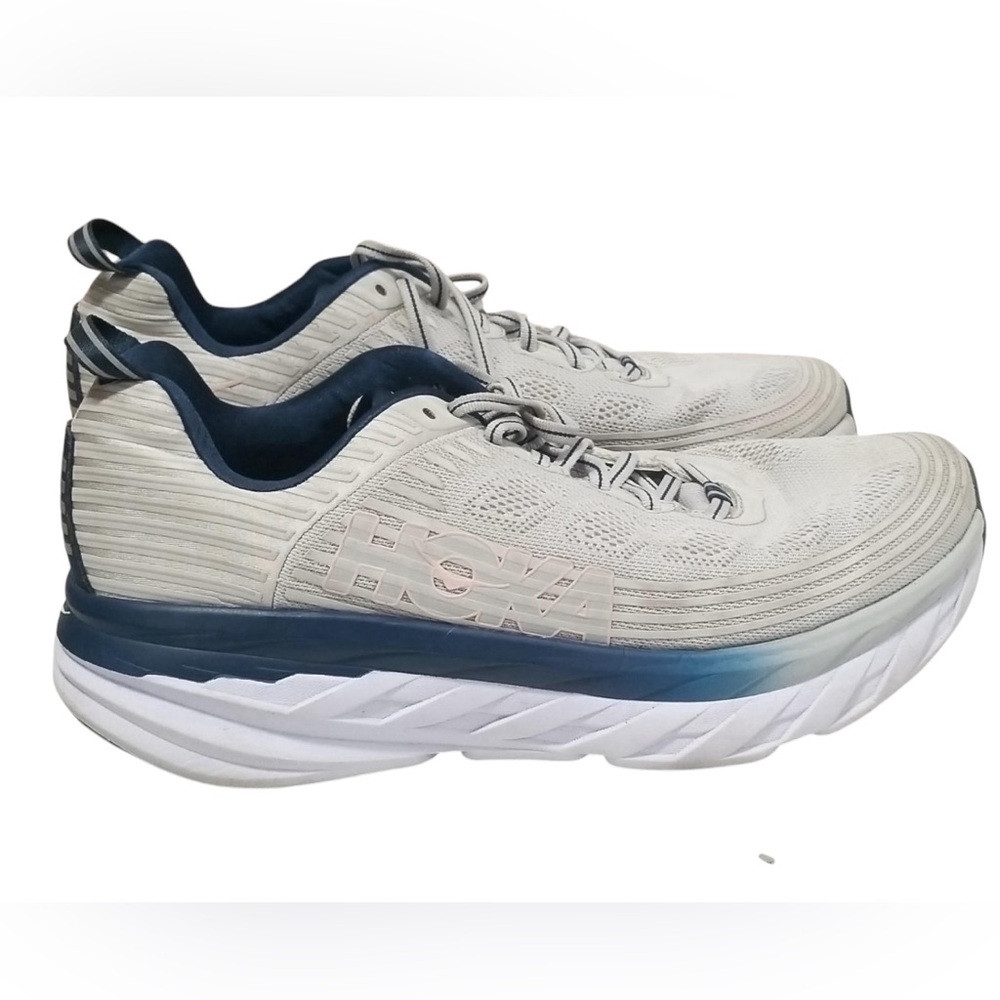 Hoka One One Bondi 6 Women's Lunar Rock/ nimbus Cloud Sz 11
